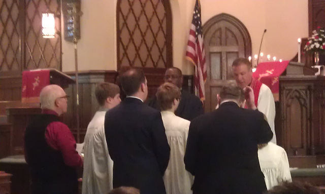 Blessing of confirmands